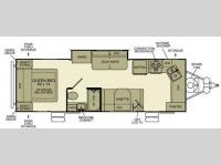 Floorplan - 2010 EverGreen RV Ever-Lite 29FK